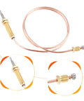Low Pressure LPG Propane Patio Heater Gas Control Valve Kit With Three Eighth Inch Flare Inlet And Outlet, brass thermocouple