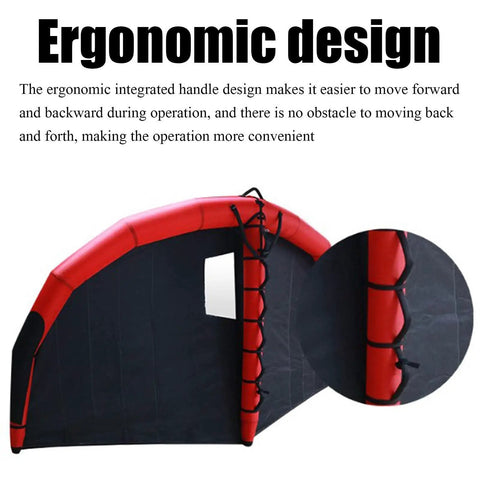 Inflatable Wing Surf Kite for Foil Kitesurfing and Wingsurfer Play on Water or Snow, featuring ergonomic handle design