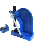 Rock Solid Heavy Duty 3 Ton Manual Arbor Press Built Like A Tank Cast Iron Desktop Riveting And Hole Punching Machine with square anvil.
