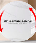 Polished Marble Lazy Susan Turntable Boasting A Smooth Operator Rotation To Level Up Your Dining Setup with 360-degree rotation feature.