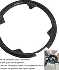 48 Tooth 12 Cm Crankset Chainring Guard For Mountain Bike With Four Screws 0.63xOD Thickness Heavy Duty Chainring Protector shown