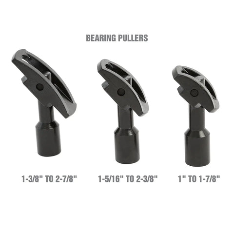 Heavy Duty Rear Axle Puller Set With A Tough Slide Hammer To Easily Yank Stubborn Bearings Off Flanged Axles On Cars And Trucks Helps You Fix Your Ride Fast Includes Adapter Kit And Carry Case
