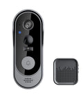 1080P Video Doorbell With Night Vision And Two Way Audio Battery Powered Outdoor Security Camera Instant Alerts Human Detection