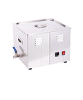 Heavy Duty 15L Ultrasonic Cleaner Machine For Auto Parts Hardware Degreasing Ultrasound Washer with metal tank and lid.