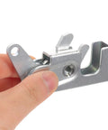 Beefy Galvanized Steel RV Push Latch Kit With Flush Mount Heavy Duty Rotary Lock And Spring Loaded Latch for secure doors