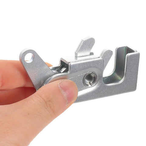 Beefy Galvanized Steel RV Push Latch Kit With Flush Mount Heavy Duty Rotary Lock And Spring Loaded Latch for secure doors