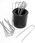 Flexible Concrete Molds For Pavers Set Of Stepping Stone Molds For DIY Garden Paths And Walkways Easy To Use Reusable System To Create Custom Pavers Garden Stepping Stones Backyard Landscape 16 Feet with stakes and a roll of flexible mold material.