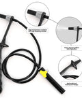 Espresso Machine Steam Wand Cleaning Brush With 36 Inch Silicone Hose And Spoon End For Pro Baristas, Deep Steam Cleaning