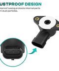 RXV Electric Golf Cart Accelerator Position Sensor Replacement for 2008 and Up Carts OEM 600019 Compatible Easy Install Snappy Throttle Response and Reliable Performance dustproof casing