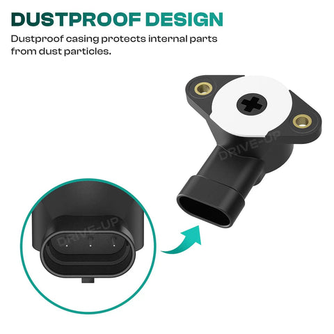 RXV Electric Golf Cart Accelerator Position Sensor Replacement for 2008 and Up Carts OEM 600019 Compatible Easy Install Snappy Throttle Response and Reliable Performance dustproof casing