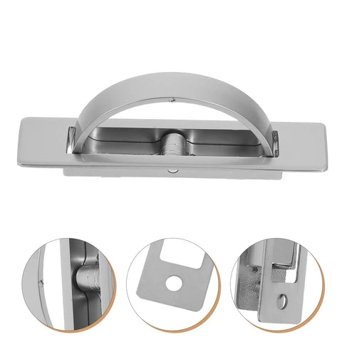 Slick Hidden Cabinet Drawer Pulls Zinc Alloy Recessed Invisible Handles For Kitchen Wardrobe Dresser Drawers Home Office Furniture Hardware