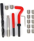 Stainless Steel Thread Repair Kit for M12x1.25 Threads, All In One Tap Insert Tool Set with drill, tap wrench, and inserts visible