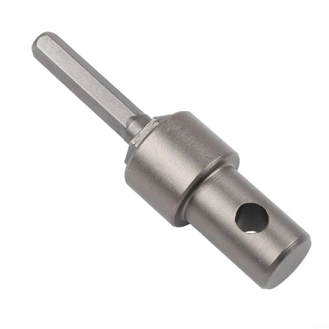 Earth Auger Adapter Tool With Four Interface Types Round Square Hex And Electric Wrench For Impact Wrench And Hammer Drill Use, steel body