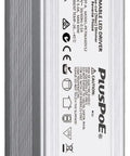 60W Dimmable LED Driver For 12V Strip Lights And Modules, white aluminum housing with orange end caps