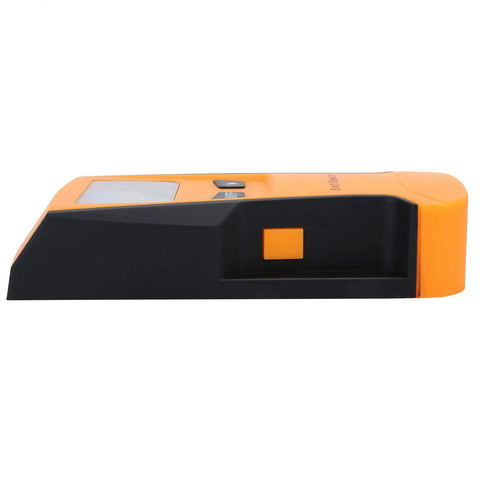 Rcniso Wall Scanner, 3 in 1 Wood Studs Finder with LCD Backlight, showing side profile with buttons and display.