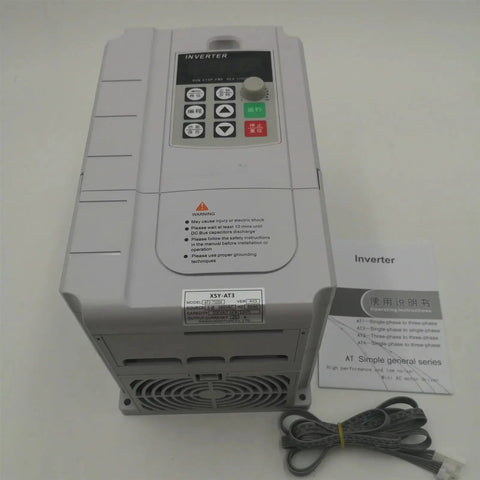 380V 5.5KW Variable Frequency Drive For 3 Phase Motors, Dope VFD Inverter Frequency Converter with manual and cable
