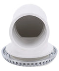 Dpofirs Bathtub Backwater Suction Drainer, PVC Massage Water Suction featuring a large caliber white PVC opening.