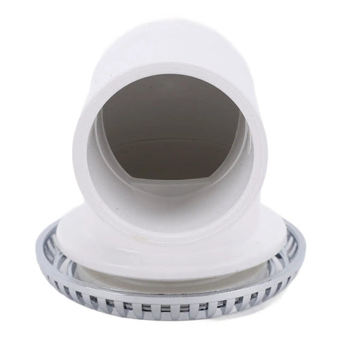 Dpofirs Bathtub Backwater Suction Drainer, PVC Massage Water Suction featuring a large caliber white PVC opening.