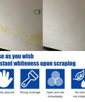 Fast Drying Wall Repair Paste For Cracks And Holes, Multi Function Drywall Patch Kit shown applying on wall with smooth finish