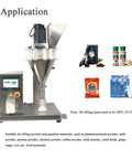 High Precision Electric Auger Filler Machine For Spices And Toner Powders 0.5 To 300 Grams with touch screen for filling dry powders.