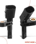 Top Shelf Abs Wheel Speed Sensors Front Left Right Pair Plug And Play heavy duty black plastic design for VW models