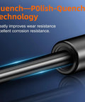 Close-up of Rear Window Lift Support Gas Shock Strut 18 Inch 160N Direct Replacement with corrosion resistance technology.