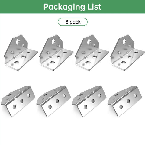 Galvanized Adjustable Swivel Top Boat Trailer Bunk Brackets 8 Packs For Pontoon And Jet Ski Trailers Heavy Duty 3Mm Steel
