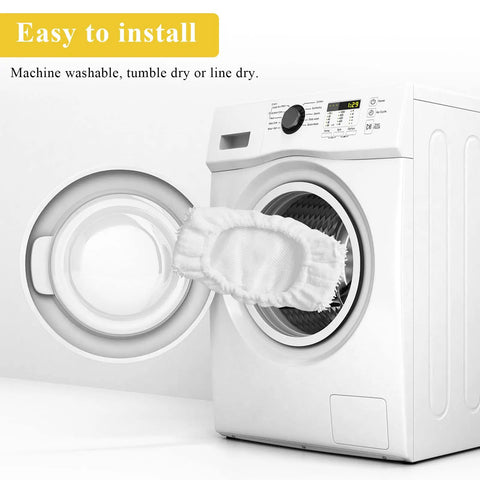 Reusable Mop Pads Replacement For Oreck Steamer Mop washable in front-loading washing machine