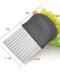 Guardians Crinkle Chopper set of 2 with stainless steel blades for potatoes and vegetables