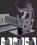 Heavy Duty 2000W Electric Hole Puncher With 20 Ton Capacity and 5 Dies punching angle and channel steel material close-up