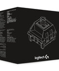 Image of the Renewed Tactile Gaming Keyboard Switch Kit Compatible With Pro X featuring component design on packaging.