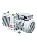 Dual Stage Rotary Vane Vacuum Pump Oil Sealed Industrial Grade with motor and air intake for shop and manufacturing use.