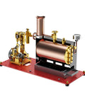 Mini Live Steam Engine Kit With Copper Boiler Reversible Reciprocating Single Cylinder CNC Machined Parts For Smooth Operation
