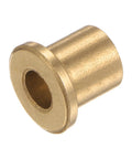 8 Pack Flange Bearing Sleeve Set With 6mm Bore 10mm Outer Diameter 12mm Length 2mm Flange Thickness Bronze Self Lubricating Bushings