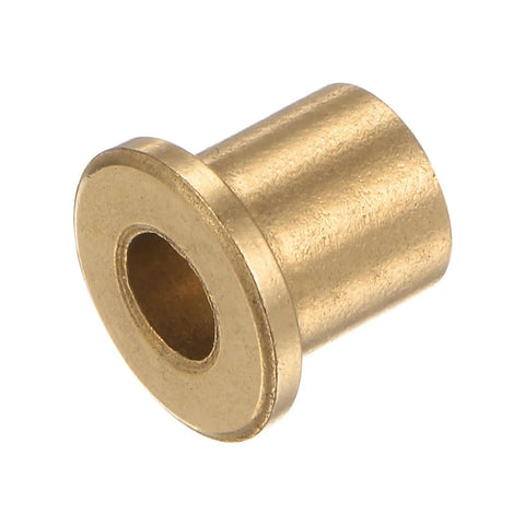 8 Pack Flange Bearing Sleeve Set With 6mm Bore 10mm Outer Diameter 12mm Length 2mm Flange Thickness Bronze Self Lubricating Bushings