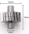 Close-up of a Mirror Folding Gear 15 Teeth Exterior Mirror Gear Made Of Durable Metal with dimensions for Land Rover Freelander and Volvo XC90.