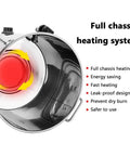 Interior view of Heavy Duty Stainless Steel Electric Hot Water Boiler With Auto Keep Warm And Boil Dry Protection showing heating system.