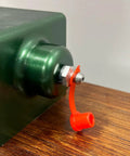 LockNLube grease fitting caps, red, 50-count for automotive grease fittings
