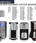 Premium Charcoal Water Filter Replacements For Home Coffee Makers And Brew Pros, compatible with various Cuisinart models