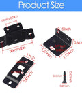 Heavy Duty Stainless Steel Furniture Connectors 10 Pack Built Like An Ox Corner Brackets With Screws dimensions and sizes