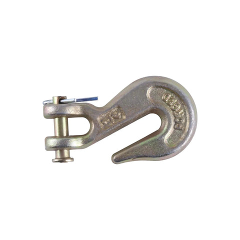 1/4 Inch Chain Hooks G70 Clevis Grab Hooks For Crane Trailer Truck Transport With Load Limit Of 3600 Lbs Zinc Finish Alloy Steel
