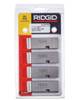 Ridgid 37885 High Speed Manual Pipe Threader Die For One Quarter Inch Npt Pipes With Right Hand Cutting Action compatible set of dies.