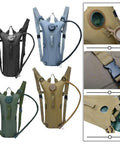 Four 3L Hydration Backpacks with Removable Water Bladders, Hands Free Design, Durable 900D Oxford Fabric, Various Colors