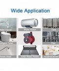 Wide application of 120 Watt Automatic Hot Water Recirculation Pump For Ditching Weak Streams And Boosting Household Pressure With NPT connectors.