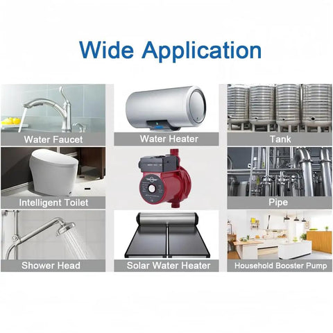 Wide application of 120 Watt Automatic Hot Water Recirculation Pump For Ditching Weak Streams And Boosting Household Pressure With NPT connectors.