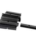 Forty Pin IDC Socket Box Header Male Connector For PCB With Two By Twenty Layout And Two Point Five Four Millimeter Pitch Pack Of Seventeen Durable Plastic And Metal Construction Perfect For Prototyping Breadboarding And Compact Electronics Projects., 40-pin 2x20 black plastic and metal IDC box headers
