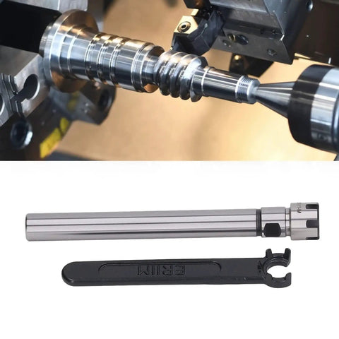 Pro Router Collet Chuck C12 ER11M 100L Milling Cutter With Straight Shank Heavy Duty ER Toolholder For Cnc Milling And Engraving Machines USA Made, including chuck and wrench.