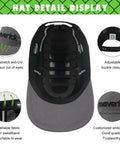 Maverick Air Safety Bump Cap With Extra Venting For Maximum Breathability Baseball Cap Style Head Protection Hard Hat Top View
