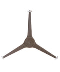 Genuine OEM Turntable Tray Support Replacement for Microwave Ovens, 3-arm plastic support with rollers, top view.