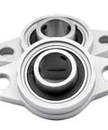 Premium High Performance 2Pcs Zinc Alloy Pillow Block Bearings With 20mm Chrome Steel Inserts Self Aligning Design For Tough Machinery Loads Like Boss
